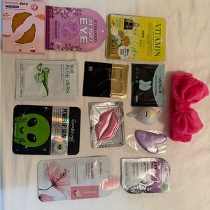 Assorted Skincare Masks and Tools